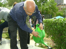 Planting Roses Around Alexander Spendiaryan's Grave