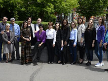 Planting Roses Around Alexander Spendiaryan's Grave