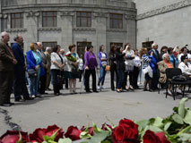 Planting Roses Around Alexander Spendiaryan's Grave