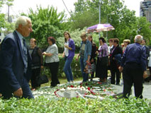 Planting Roses Around Alexander Spendiaryan's Grave