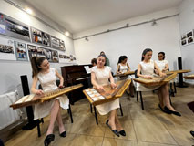 A concert in the hall of the museum