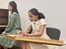 A concert in the hall of the museum